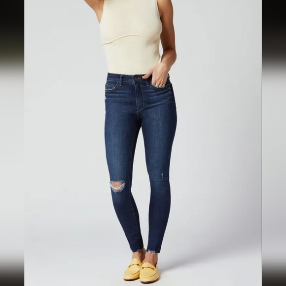 Sam Edelman "The Stiletto" High Rise Skinny Ankle Jeans - Picture 2 of 11